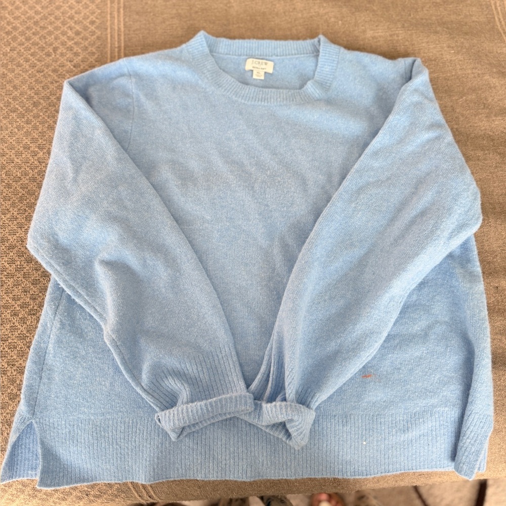 JCrew Sky Blue Extra Soft Sweater
